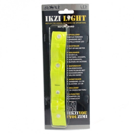 Reflecterende armband IKZI met 4x LED