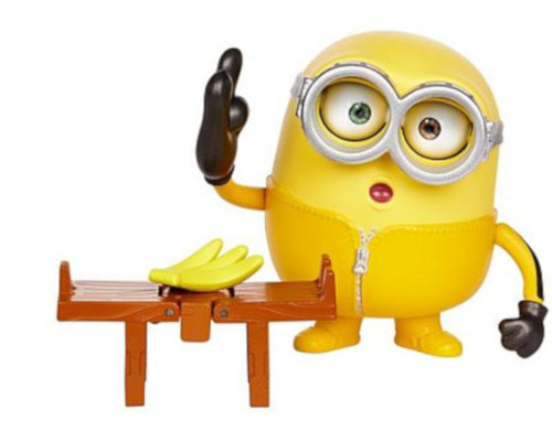speelfiguur Minions Bob junior 10 cm geel
