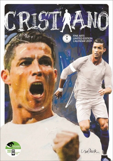 Cristiano Ronaldo kalender 2019 28 x 28 cm
