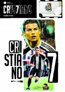 muursticker Cristiano Ronaldo 23 cm