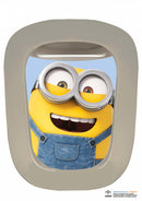 muursticker Minions Air junior 29,7 x 42 cm geel 2-delig