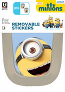 muursticker Minions Air junior 29,7 x 42 cm geel 2-delig