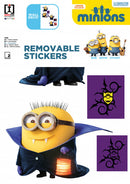 muursticker Minions Dracula 29,7 x 42 cm geel 2-delig