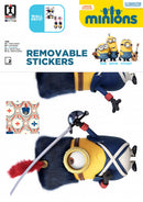 muursticker Minions France 29,7 x 42 cm geel 2-delig