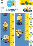 muursticker Minions Grow Chart junior 50 x 70 cm geel