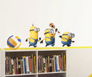 muursticker Minion Selfie & Run junior 50 x 70 cm geel