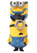 muursticker Minions Trio 29,7 x 42 cm vinyl geel 2-delig
