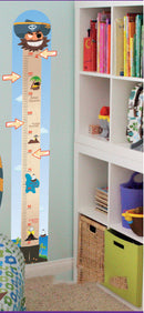 muursticker Pirates jongens 50 x 70 cm vinyl beige