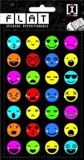 stickervel Emoji junior 19 x 10 cm PVC