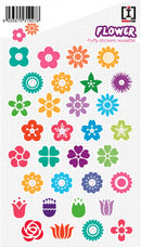 stickervel Flower junior 19 x 11 cm PVC