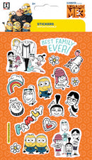 stickervel Minions Family junior 19 x 11 cm oranje