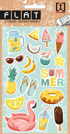 stickervel Mix Summer junior 19 x 10 cm papier