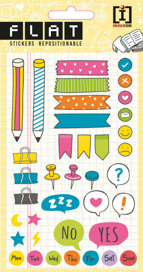 stickervel Office junior papier 38 stuks