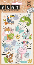 stickervel Safari junior papier 10 stuks