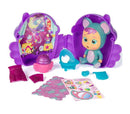 speelset Cry Babies Winged House junior 10 cm paars