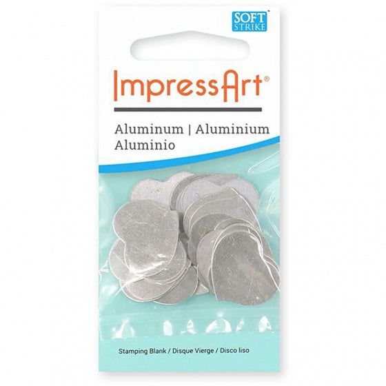 aluminium label 2 x 2 cm 15 stuks zilver
