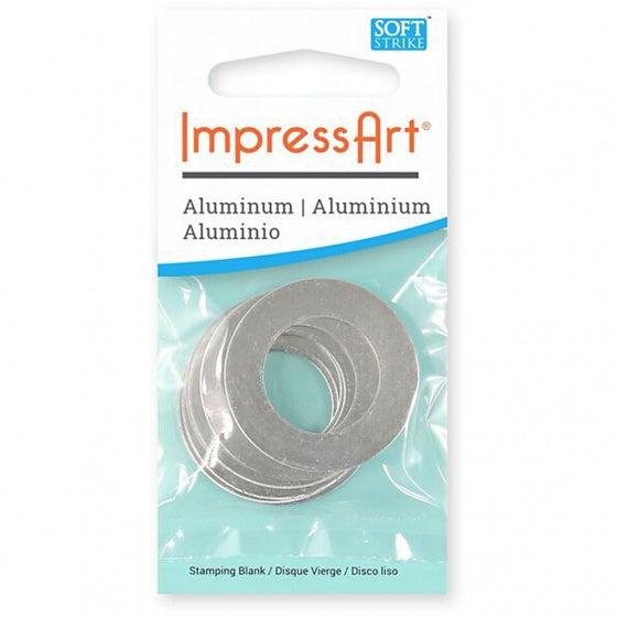 aluminium label 3,2 cm rond 9 stuks zilver