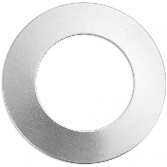 aluminium label 3,2 cm rond 9 stuks zilver