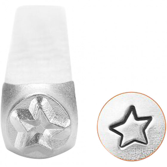 Embossing stempel zilver 3 mm