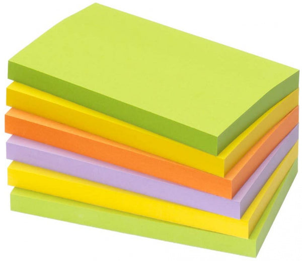 memoblaadjes 125 x 75 mm papier 6 x 100 vellen