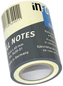 Roll Notes navulling 6 cm x 10 m papier geel