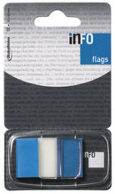 plakstrip Info Flags 25 x 43 mm blauw 50 vellen