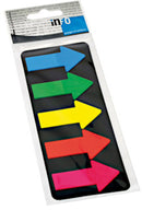 post-it markers pijl 25 x 45 mm papier 125 stuks