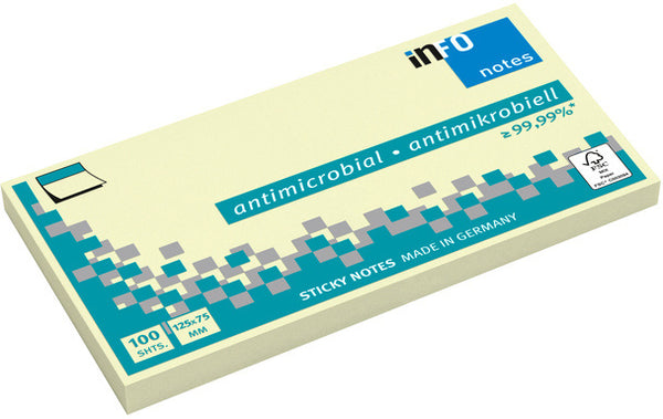 post-its hygiënisch 12,5 cm papier geel 100 stuks