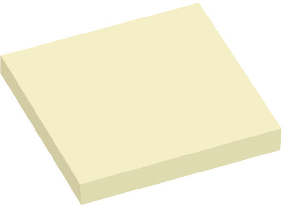 post-its Powernotes 7,5 cm papier geel 100 stuks