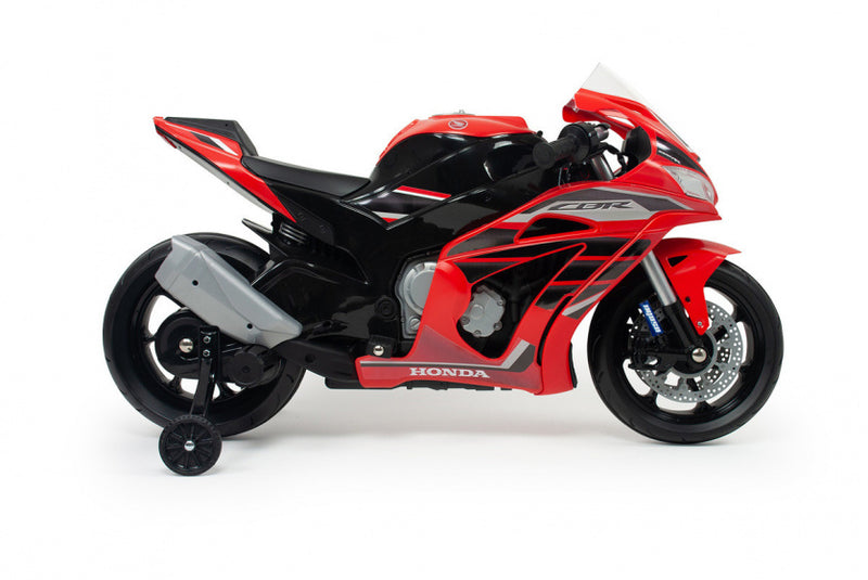 elektrische kindermotor Honda CBR 12V rood