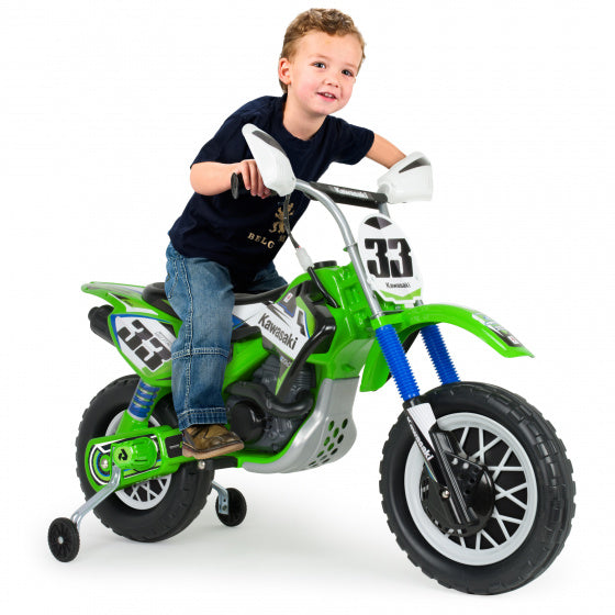 Injusa Kawasaki Accu Crossbike 12V Groen