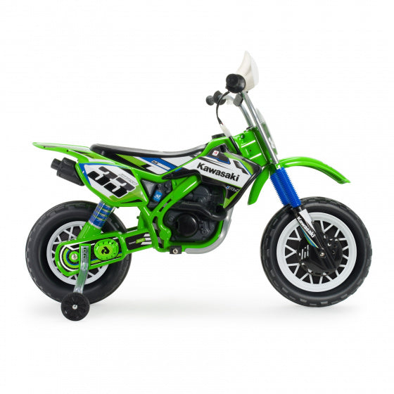 Injusa Kawasaki Accu Crossbike 12V Groen