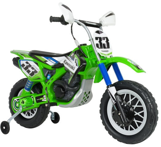 Injusa Kawasaki Accu Crossbike 12V Groen