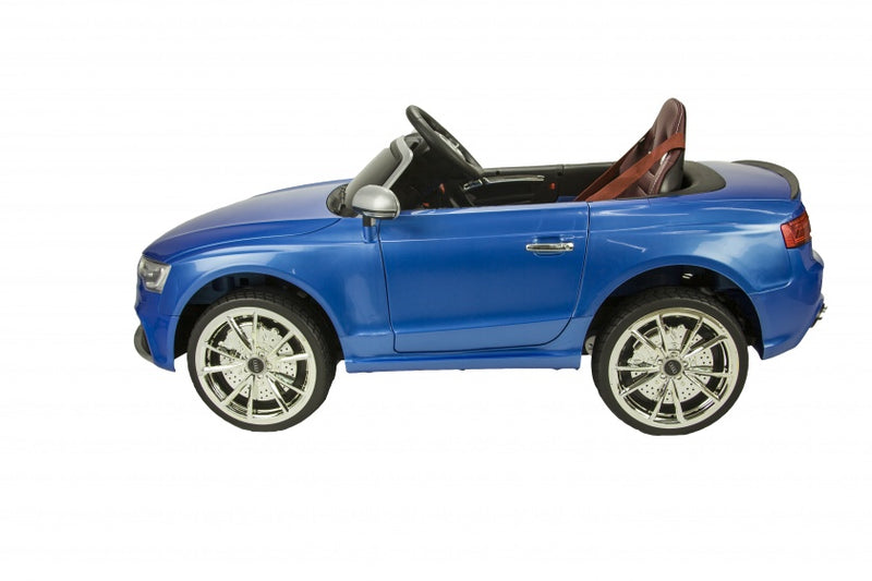 Audi RS 5 accuvoertuig 12 Volt R/C blauw