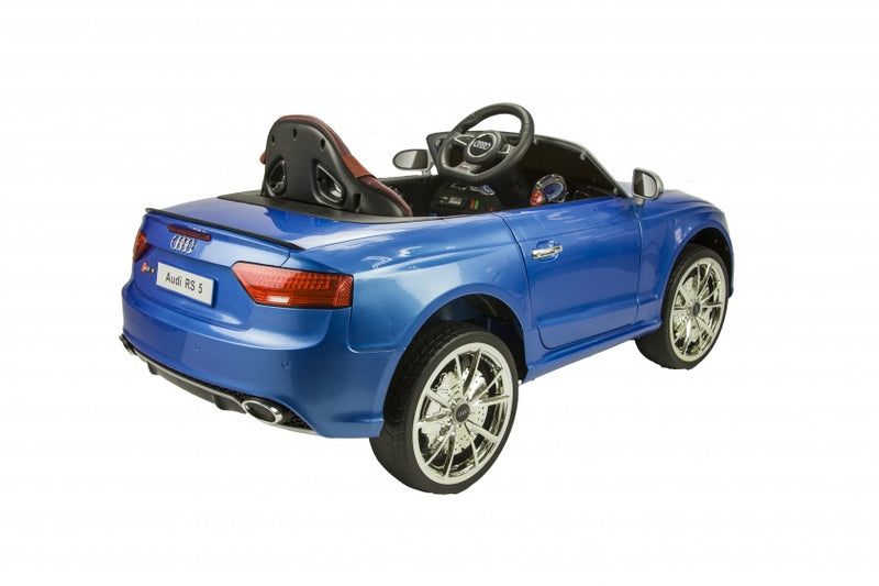 Audi RS 5 accuvoertuig 12 Volt R/C blauw