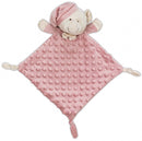 knuffeldoekje beer 28 x 17 cm polyester zachtroze