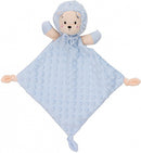 knuffeldoekje egel 28 x 17 cm polyester lichtblauw