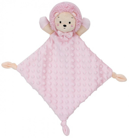 knuffeldoekje egel 28 x 17 cm polyester lichtroze