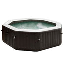 Intex 28462NL PureSpa Jet & Bubble DeLuxe Jacuzzi 6-Persoons Set met Zoutwatersysteem 218/168x71cm