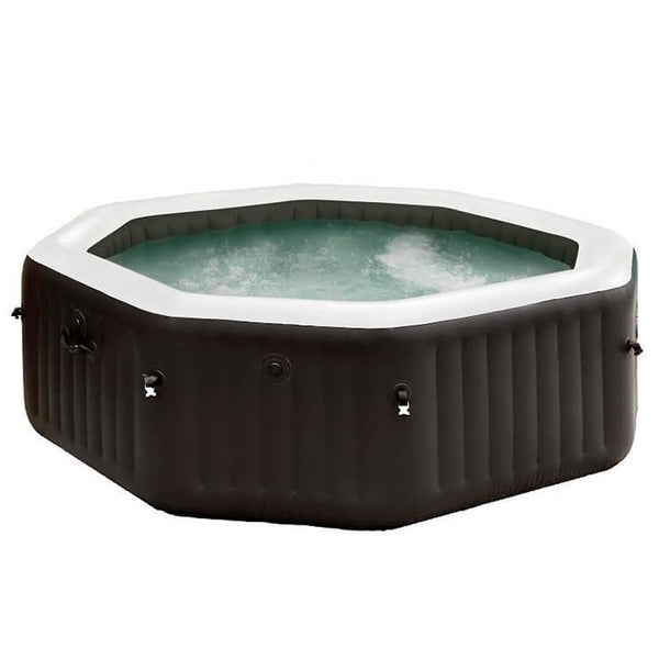 Intex 28462NL PureSpa Jet & Bubble DeLuxe Jacuzzi 6-Persoons Set met Zoutwatersysteem 218/168x71cm