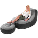 Intex Ultra Lounge stoel met poef 68564NP