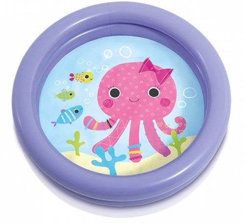 opblaaszwembad octopus 59409NP 61 x 61 x 15 cm PVC paars