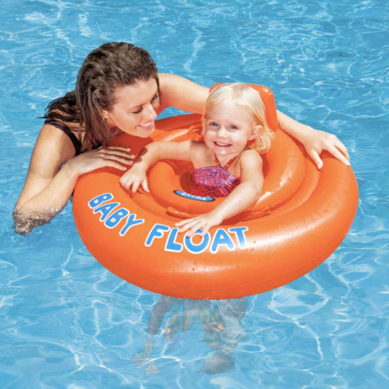 babyzwemzitje 76 cm PVC oranje