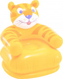 opblaasbare stoel tijger oranje 65 x 64 x 74 cm
