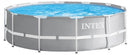 Intex 26724GN Prism Frame Zwembad 457x107 cm + Filterpomp en Trap + Accessoires Grijs