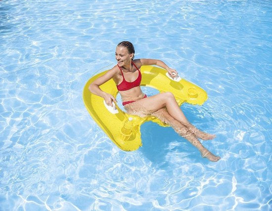 Intex Sit &#039;N Float Opblaasbare Drijfstoel Assorti