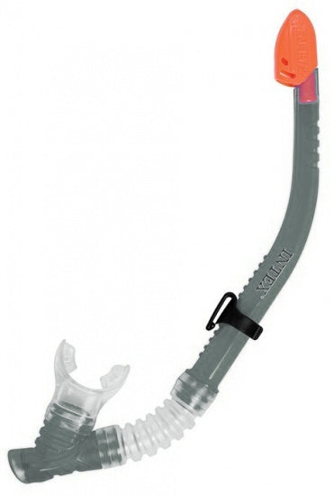 snorkel Easy-Flow junior 55 cm PVC/siliconen grijs