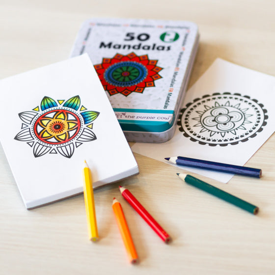 keurblok 50 Mandala's 16 x 11 x 2 cm papier