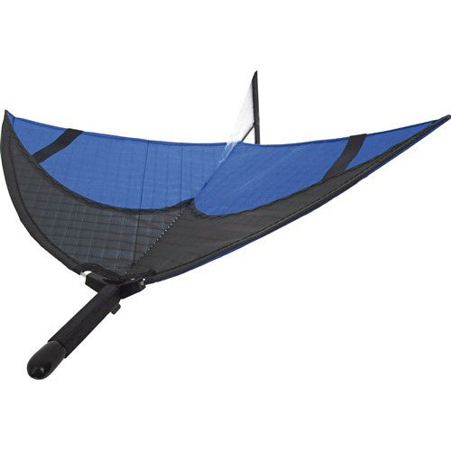 Airglider junior 35 x 32 cm fiberglas zwart/blauw