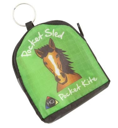 eenlijnskindervlieger Pocket Sled Bronco 43 cm groen